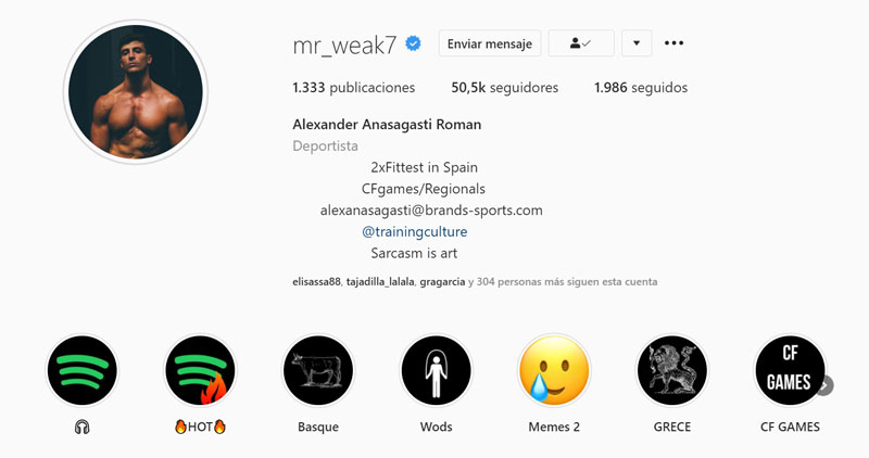 Lo mejor de las redes sociales sobre Cross Training: Alexander Anasagasti