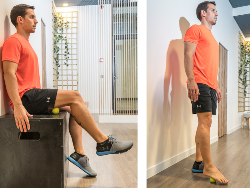 4 masajes con bolas para descontracturar