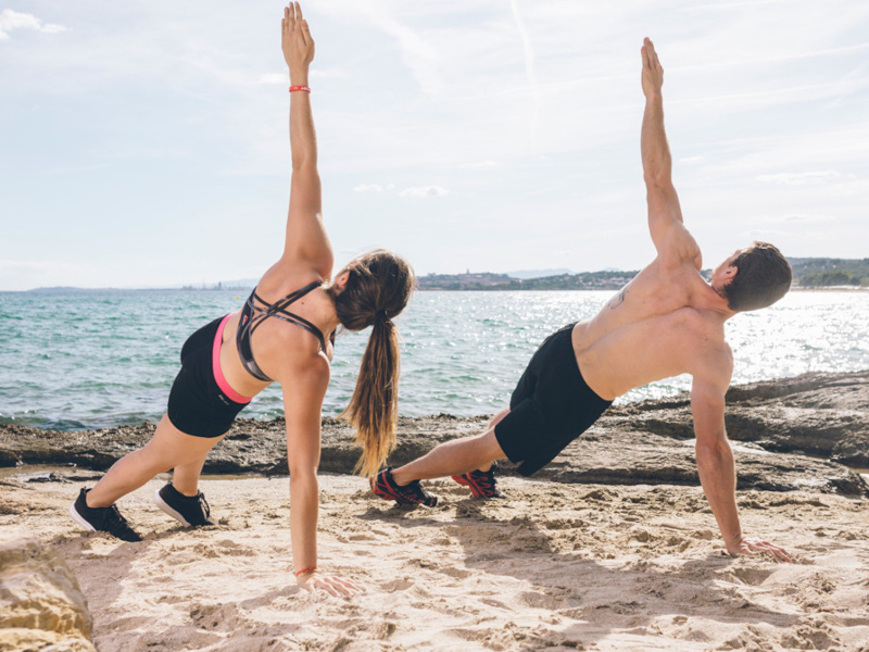 circuito fitness en pareja