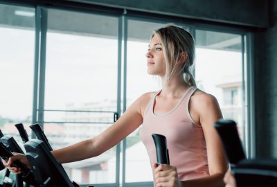 Entrenamiento con bici elíptica