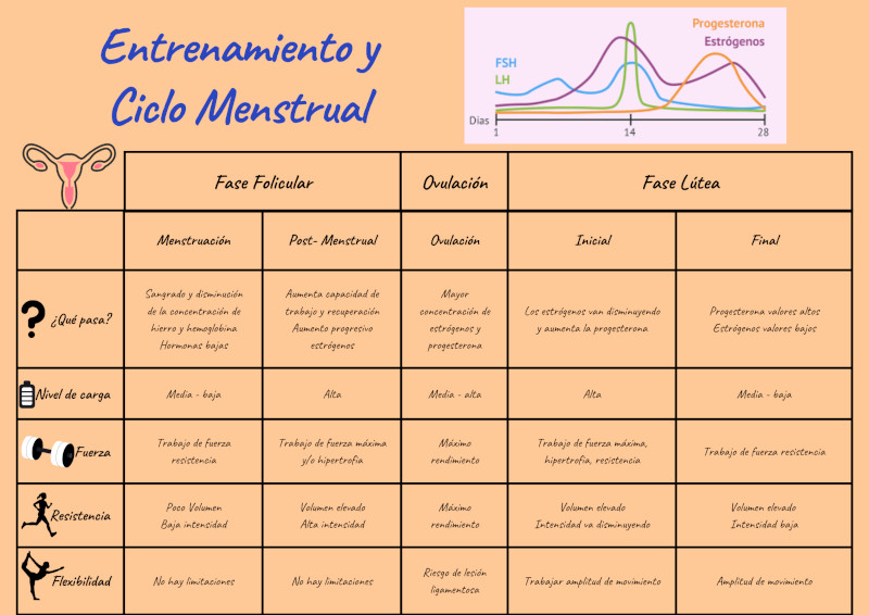 Ejercicio y ciclo menstrual