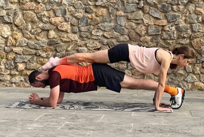 rutinas de ejercicios en pareja