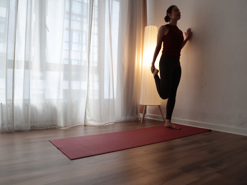 estiramiento de cuádriceps