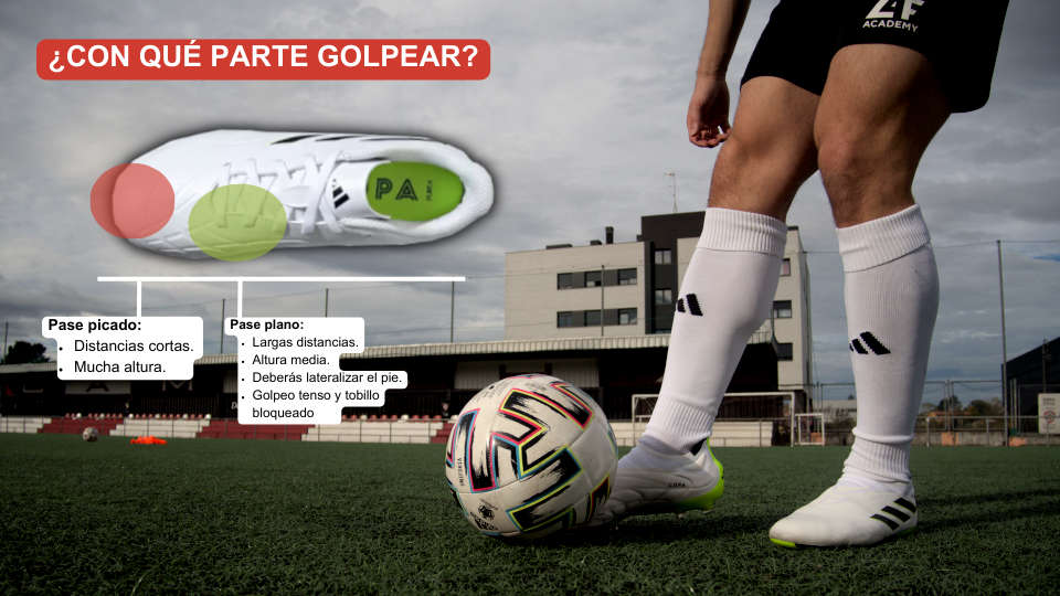pase largo en el fútbol