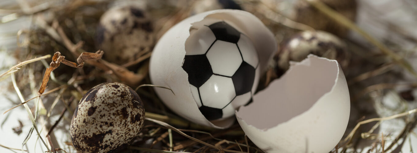 huevos y futbolistas