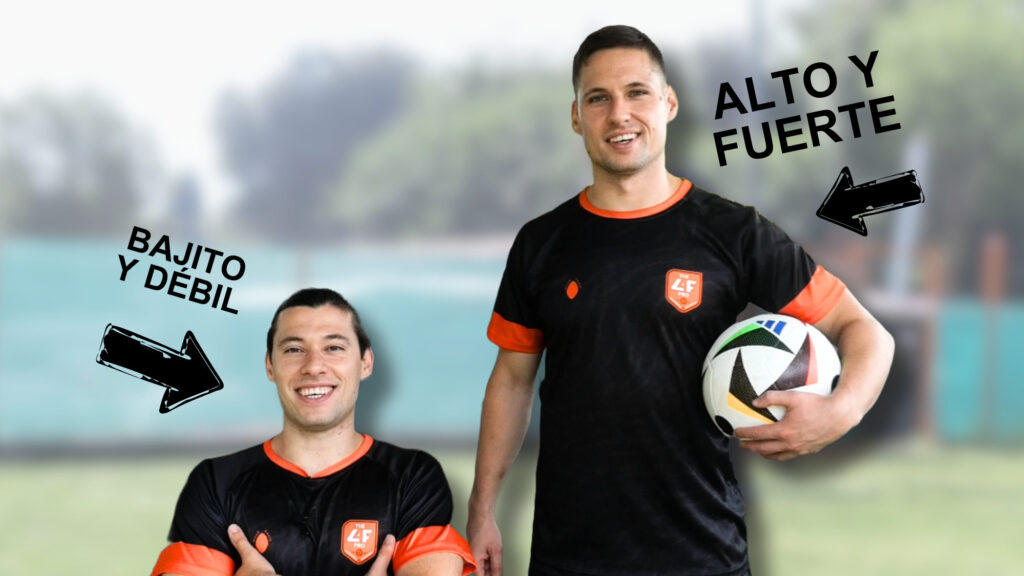 Cómo ganar duelos a futbolistas más altos y fuertes