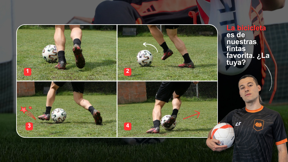 fintas para regatear y tirar en fútbol