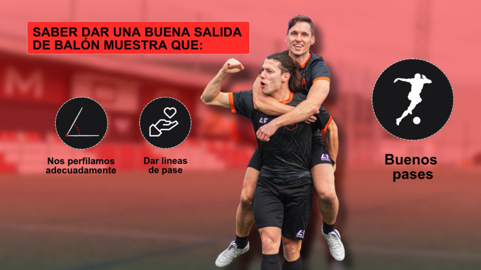 ejercicios para mejorar la salida de balón 