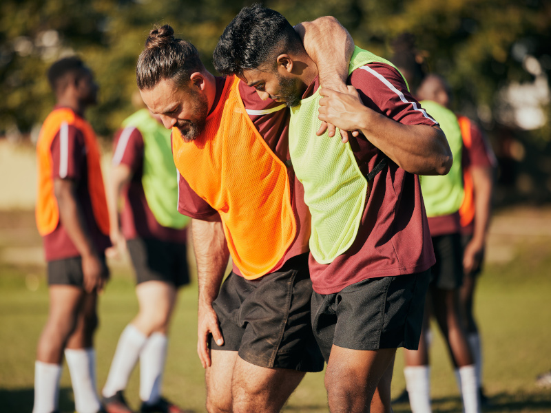bocadillo en futbolistas