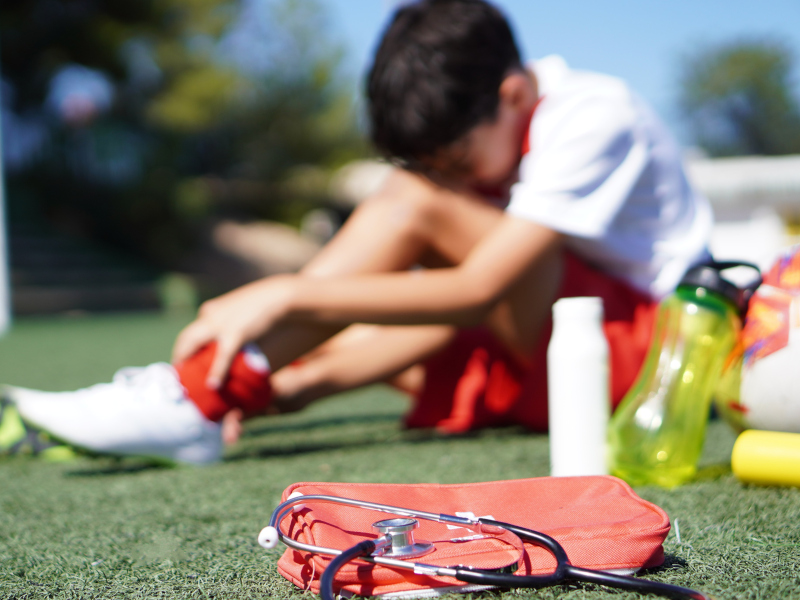 Esguince de tobillo en futbolistas