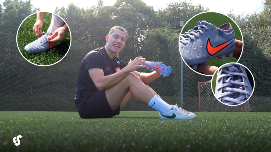 Detalle de la suela AG-Pro de las Nike Tiempo Legend 10 Elite con tacos cónicos para césped artificial