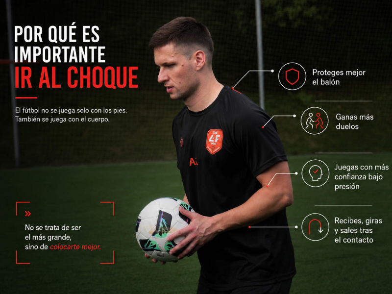 ir al choque en fútbol