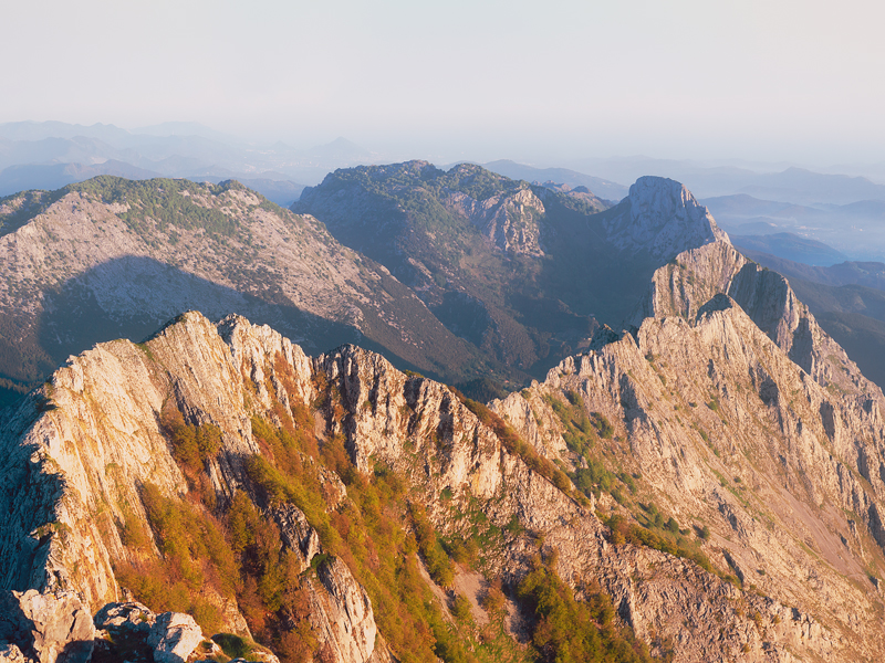 picos con aires alpinos