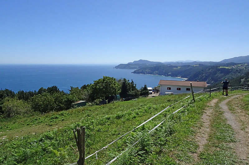 camino de vuelta de la ruta a Talaia