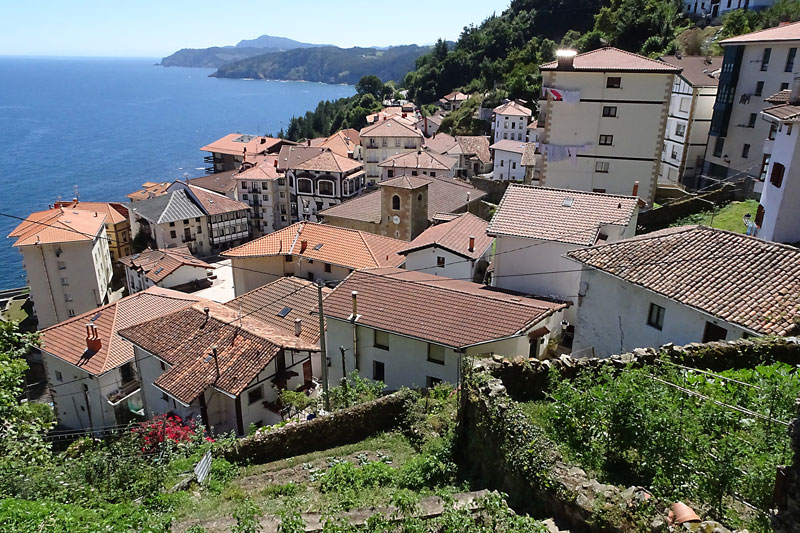 Parte alta de Elantxobe y la costa