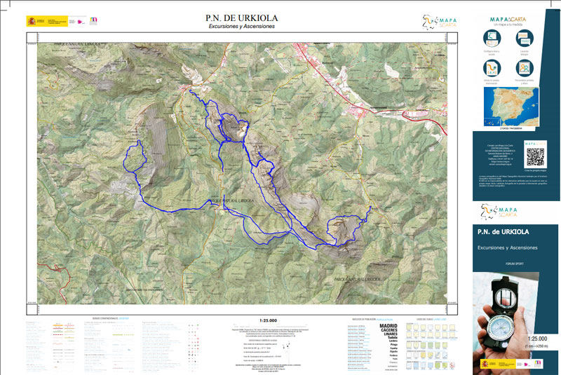 Mapa a la carta: ejemplo de excursión