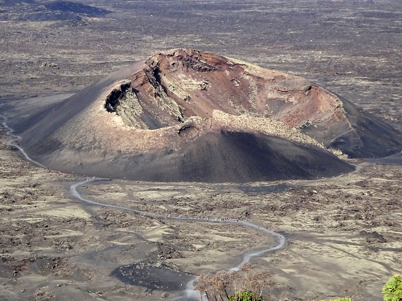 volcanes en Lanzarote