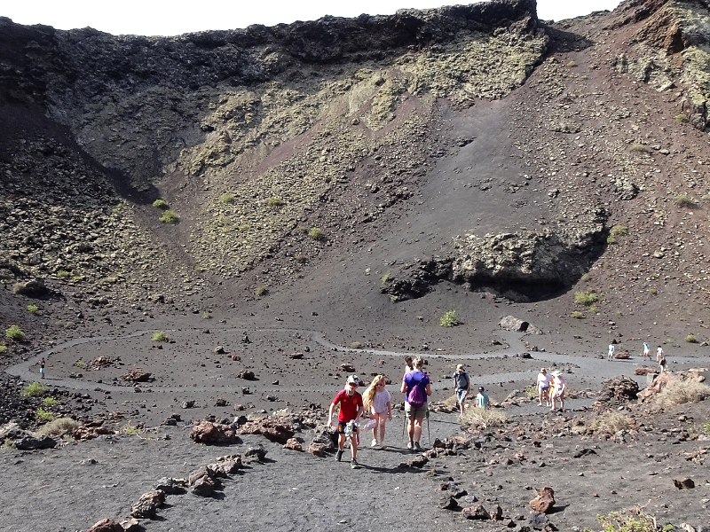 volcanes en Lanzarote