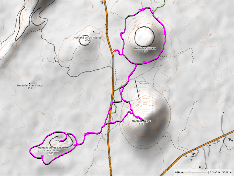 volcanes en Lanzarote