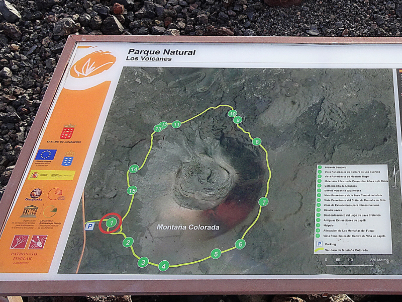 volcanes en Lanzarote