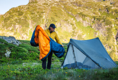 mantenimiento de los sacos de dormir