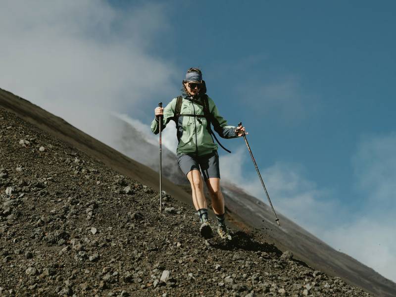 errores a evitar con los bastones de trekking