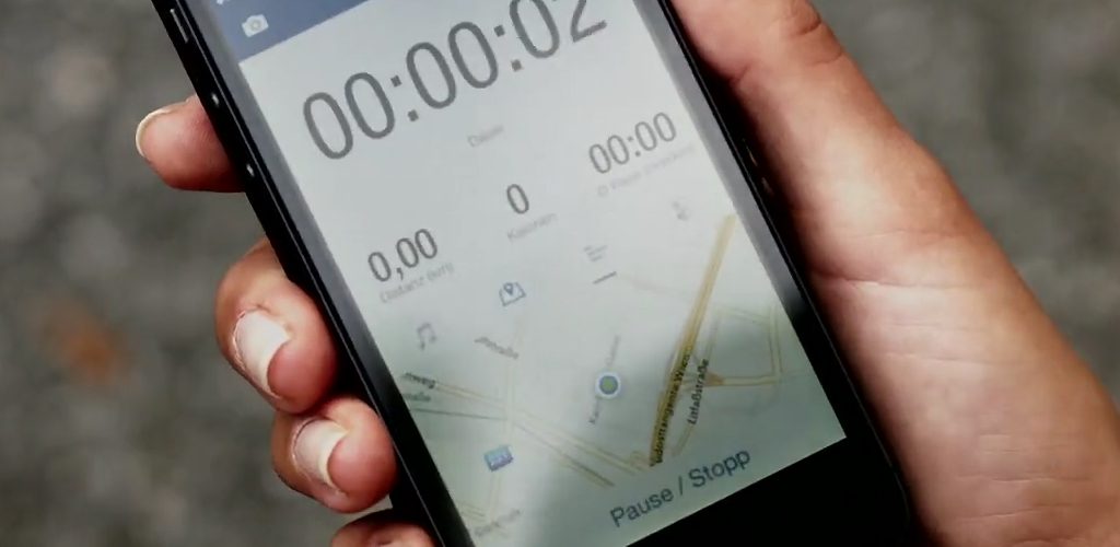 Movil aplicación running