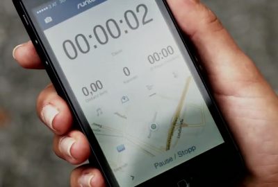 Movil aplicación running