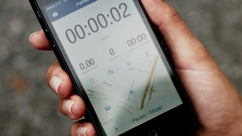 Movil aplicación running