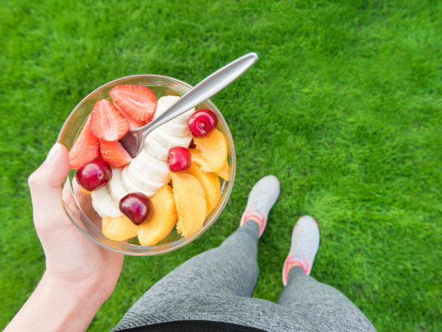 Alimentación de los corredores adolescentes