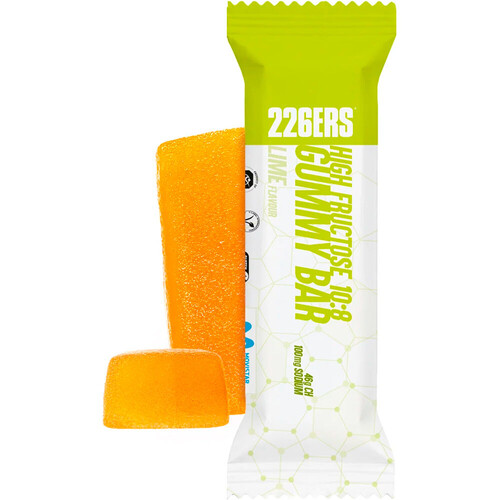 226ERS CAJA HIGH FRUCTOSE GUMMY BAR 60G LIME