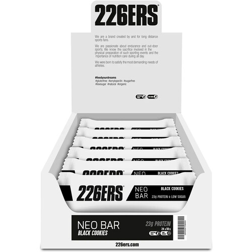 226ERS CAJANEO BAR PROTEIN 50G BLACK COOKIES negro