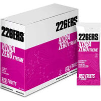 226ers Bebidas Carbohidratos CAJA HYDRAZERO XTREM 7,5g RED FRUITS ROJO vista frontal