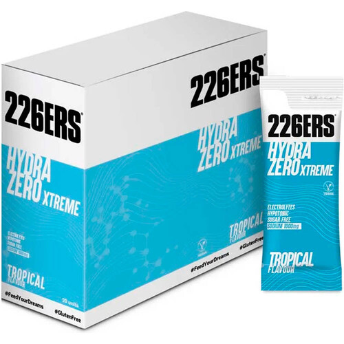226ers Bebidas Carbohidratos CAJA HYDRAZERO XTREM 7,5g TROPICAL 
