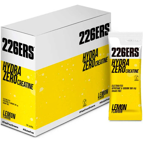 226ers Creatinas CAJA HYDRAZERO CREATINE 9g LEMON 