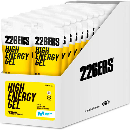 226ers energía instantánea CAJAHIGH ENERGY GEL 76g LEMON 