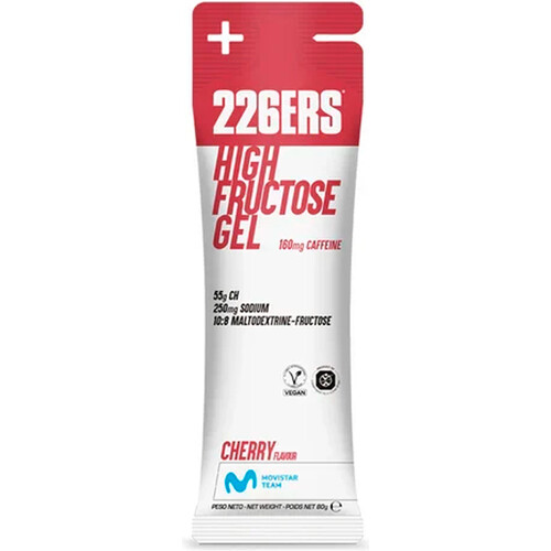 226ERS CAJAHIGH FRUCTOSE GEL 80G CHERRY 160MG CAFFEINE
