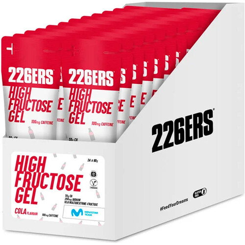 226ERS CAJAHIGH FRUCTOSE GEL 80G COLA 100MG CAFFEINE