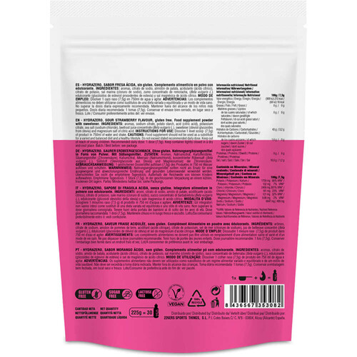 226ERS HYDRAZERO DRINK 225G STRAWBERRY