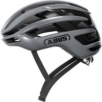 Abus casco bicicleta AIRBREAKER 2.0 GRIS vista frontal