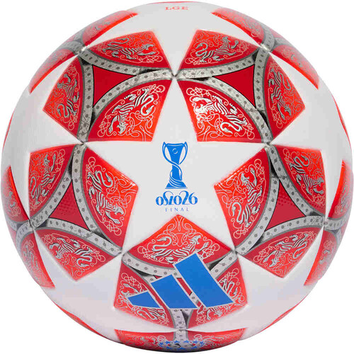 adidas balon fútbol UEFA CHAMPIONS LEAGUE 2026 FINAL FEMENINA ROJO