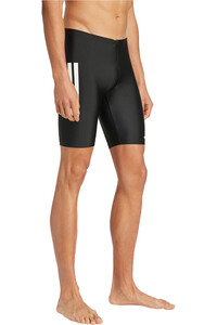 adidas bañador natación hombre 3 STRIPES NEGRO vista detalle