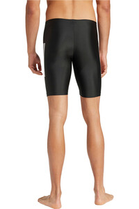 adidas bañador natación hombre 3 STRIPES NEGRO vista trasera