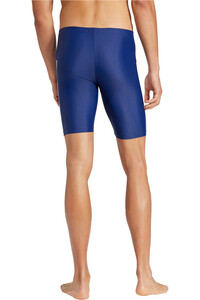 adidas bañador natación hombre 3 STRIPES SWIM JAMMERS 8 INCH AZUL vista trasera