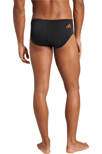 adidas bañador natación hombre RIPSTREAM NEGRO vista trasera