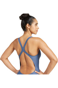 adidas bañador natación mujer 3 BARS AZUL 04