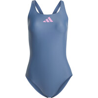 adidas bañador natación mujer 3 BARS AZUL 05