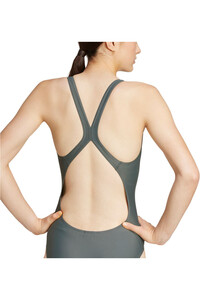 adidas bañador natación mujer 3 STRIPESS VERDE 04