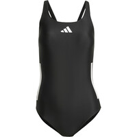 adidas bañador natación mujer C-BACK 3 STRIPES NEGRO 05