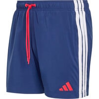 adidas bañador playa hombre 3 STRIPES AZUL vista detalle